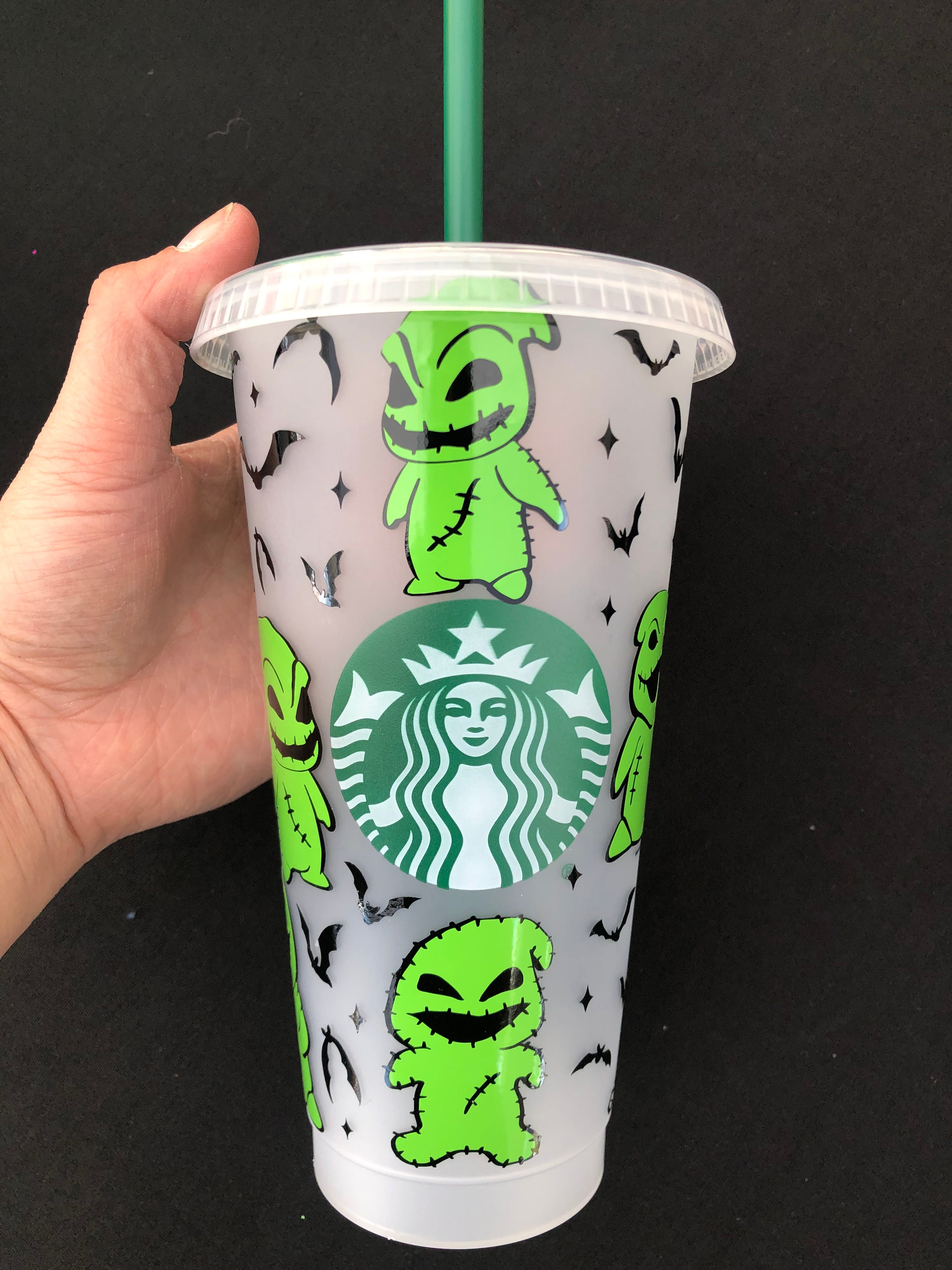 Oogie boogie Starbucks cold cup – Simply Scary Designs