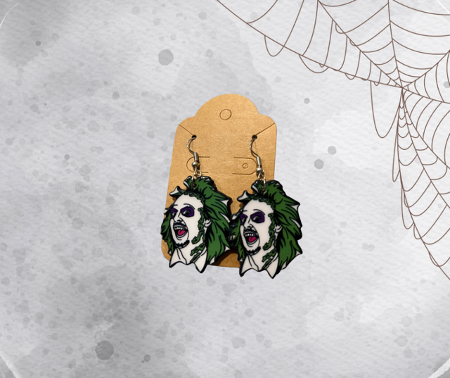 Beetlejuice Earrings