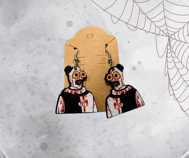 Art The Clown Earrings
