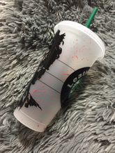 Load image into Gallery viewer, Leather face Starbucks Cup
