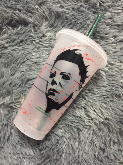 Michael Myers Starbucks Cold Cup