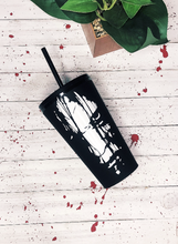 Load image into Gallery viewer, The Ring Matte Black Starbucks Tumbler
